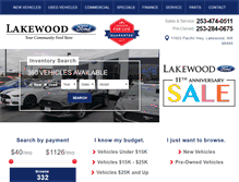 Tablet Screenshot of lakewoodford.net